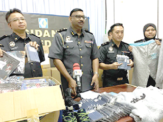 RM4.8mil fake goods seized so far this year